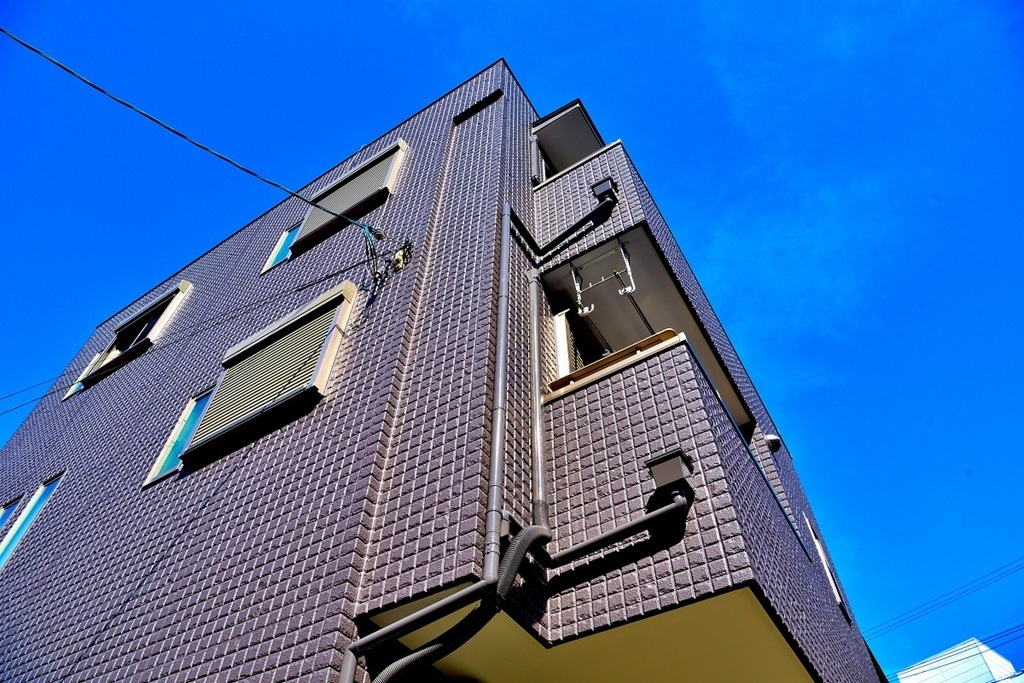 パワーボード外壁塗り替え完成