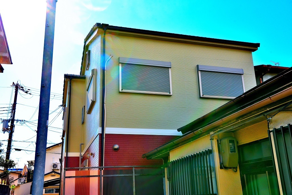外壁塗り替え完成