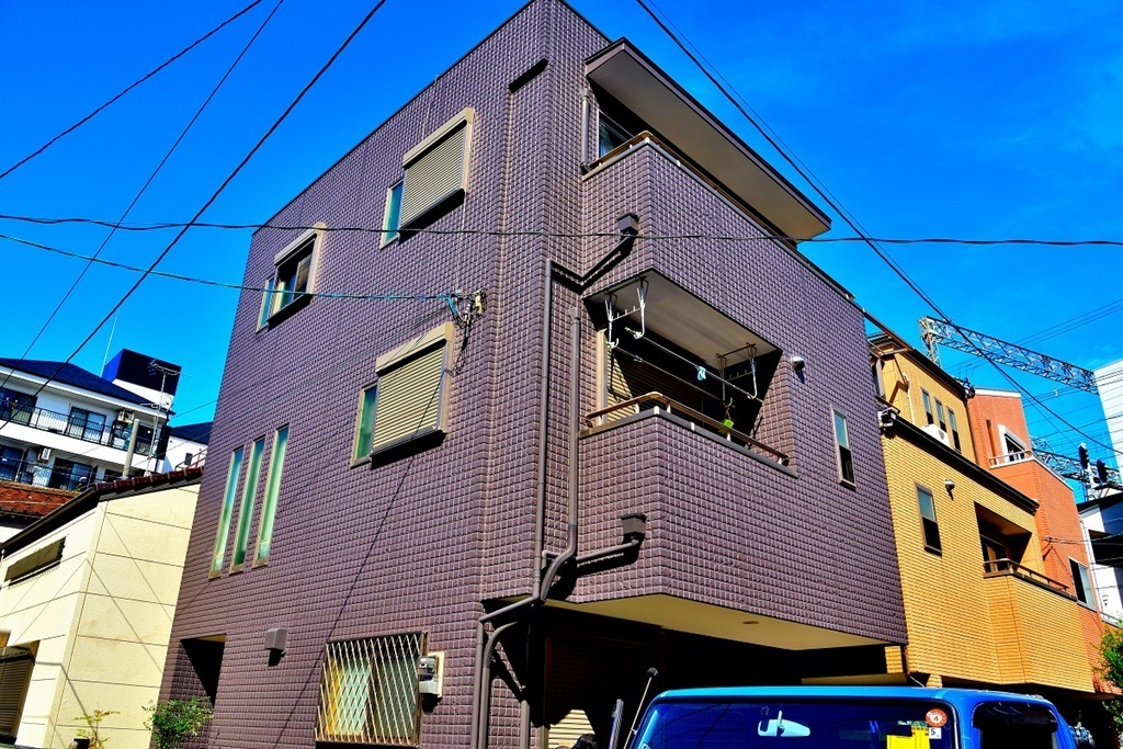 パワーボード外壁塗り替え完成